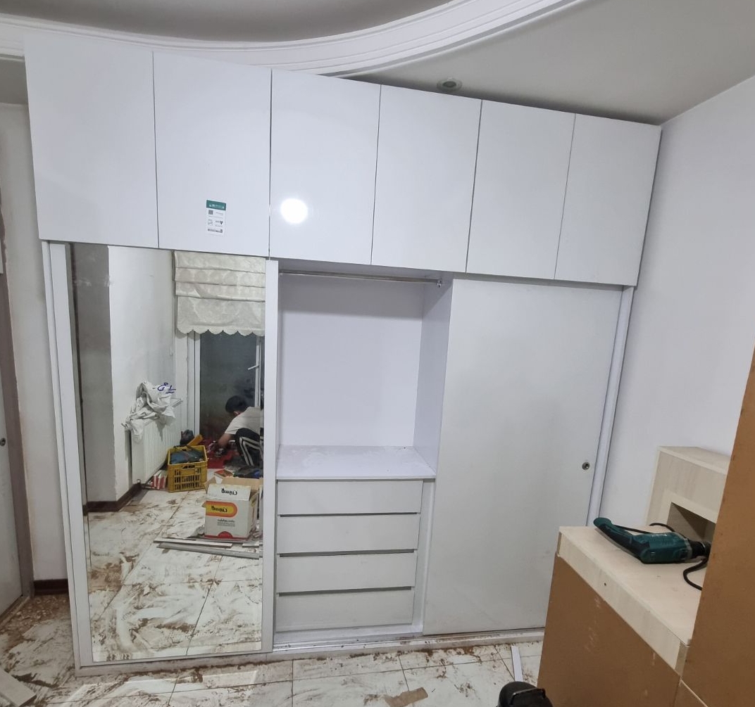 کمد دیواری تمام mdf کلافی ثابت